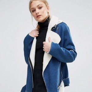 J.O.A Biker Jacket In Denim